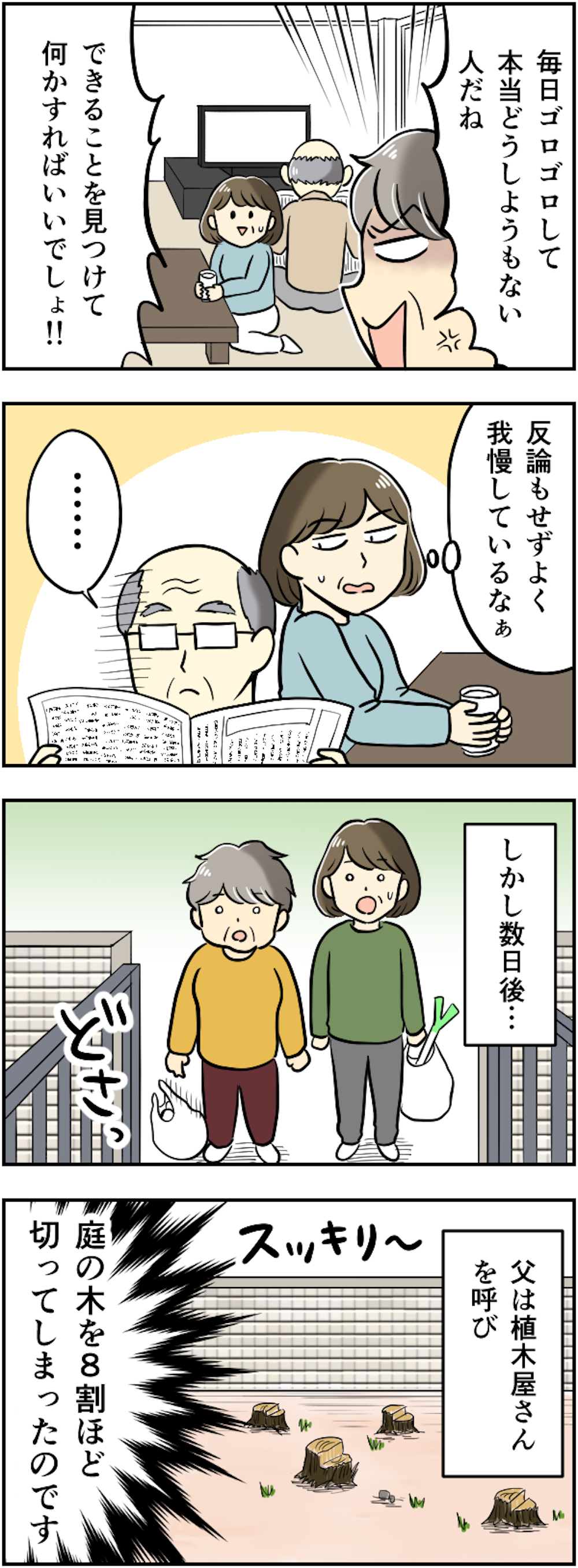 81歳父と79歳母の夫婦喧嘩。暴言に耐え続けた父が密かに考えていた「ある計画」【漫画】 209kansei_003.png