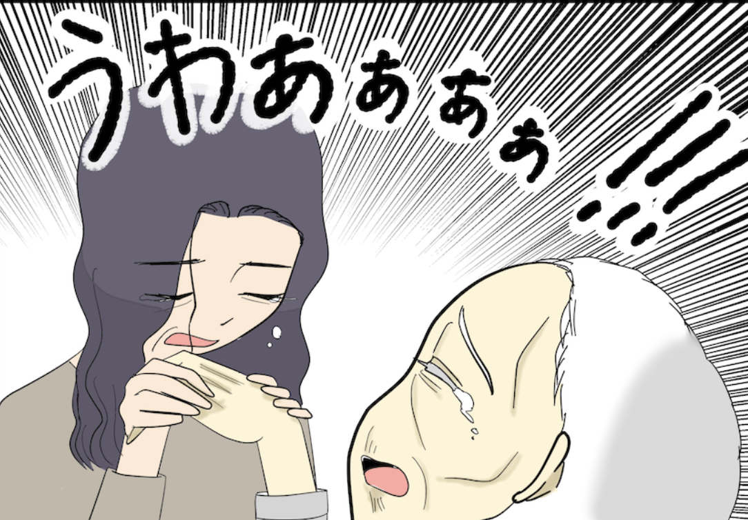 亡くなる前日、声を上げて泣いた義母。「最後まで不幸だった理由」はずっと秘められていて...【ショート漫画】