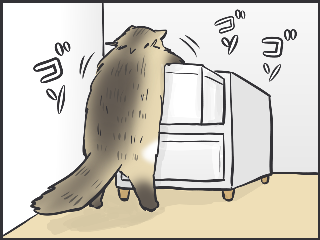 甘えモードと攻撃モードの落差よ...！いじらしくもツンデレな実家の猫のこと／フニャコ ツンデレマロと母6.PNG