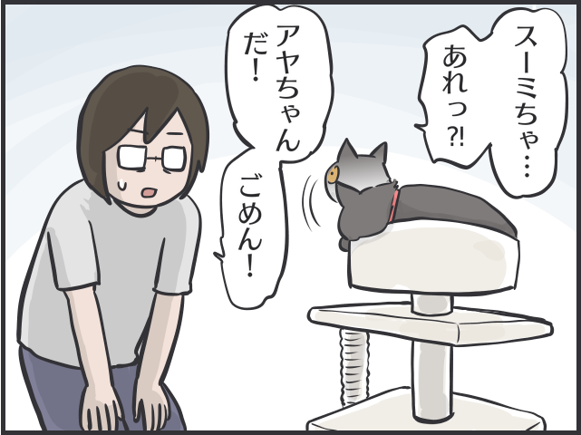 黒猫はみんな同じ顔!? 一緒に住む家族だからこそわかる「うちの子の見分け方」／フニャコ 黒猫の見分け7.PNG