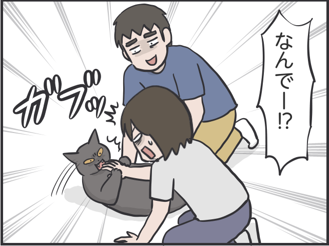 猫たちに一番愛情を注いでいるのは私なのに！夫と私への「扱いの格差」が納得いかない！／フニャコ 猫に甘えてもらえない私7.PNG
