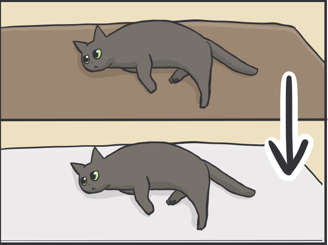 「猫かと思ったら物」「夜は闇に紛れる」2匹の黒猫と暮らす私が見つけた「黒猫あるある」／フニャコ 黒猫の魅力3.PNG