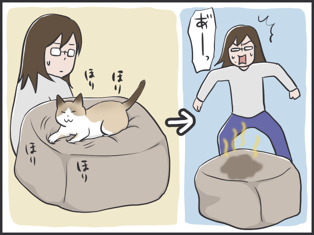 布団の上、カバンの中...そこはトイレじゃなーい！猫の粗相に悩んでいた頃／フニャコ PIC_0025.png