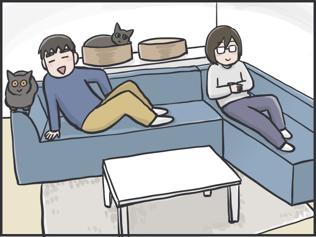 猫たちは普段どんなことを考えているの？ 猫目線で想像してみると...愛おしすぎる！／フニャコ 猫目線8.PNG