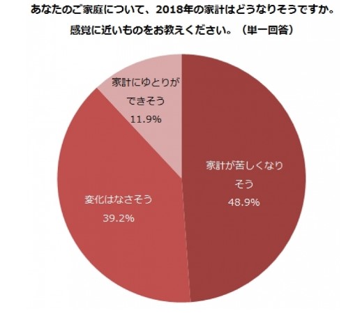 2018年家計の見通し「苦しくなりそう」がおよそ半数！ 対策トップは「副業」 kakei.jpg