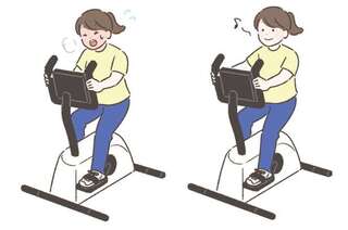 【消費カロリー対決】エアロバイクでの運動、ペダル全速こぎ10分VSゆっくりこぎ20分