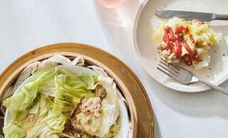 【いま「せいろ蒸し」が大人気】10分でできる！「巻かないロールキャベツ」のレシピ