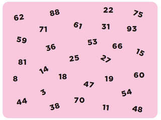 【脳力アップドリル】数字のペアを探し出そう！足し算ペアパズル