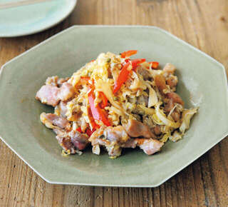 【料理家・井澤由美子さん考案】ご飯がすすむ味「豚肉と乳酸キャベツの中華炒め」のレシピ