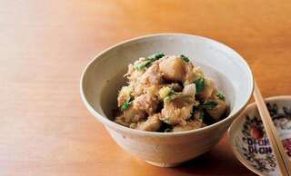 新食感に驚き!里芋のとろみにエビの旨みが絡む「里芋の干しえび炒め煮」のレシピ