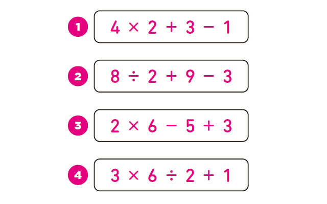4つの数字を使って、合計が10になるように数式を作りましょう！【脳力アップドリル】 0807.jpg