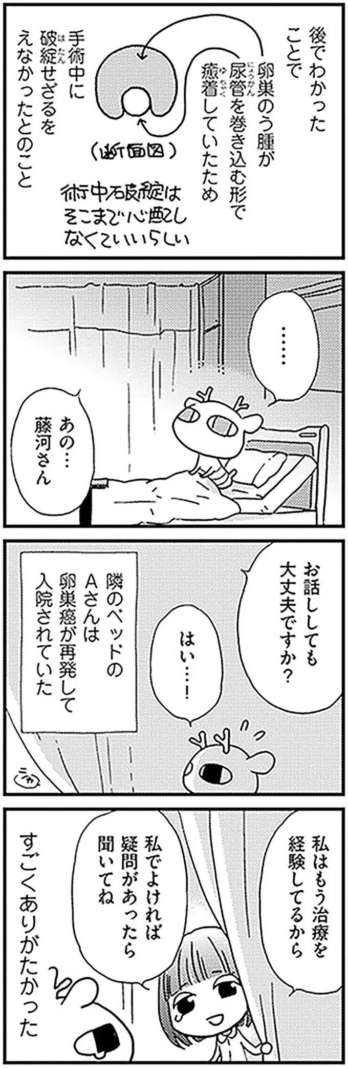 「どんどん悪くなる...」。思ったよりステージが悪かった卵巣がんの術中診断結果／元気になるシカ！  10-03.png