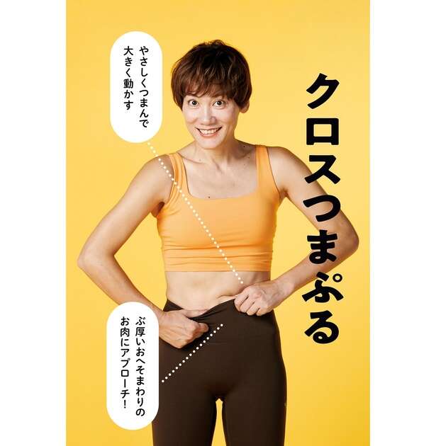 おなかのお肉にアプローチするストレッチ！「つまんでゆらす」だけで老廃物が流れる 12552592_615.jpg