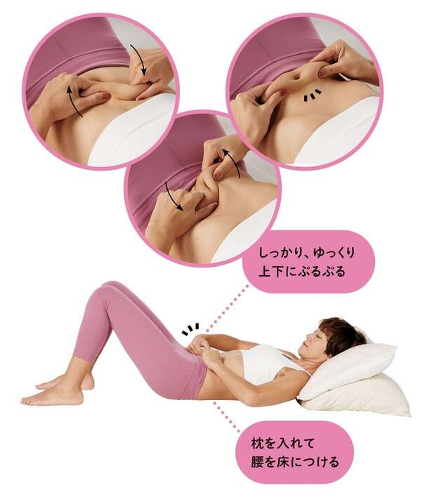 ぽっこりお腹を改善！ 寝ながらでOK「つまぷる」ストレッチ 12552808_615.jpg