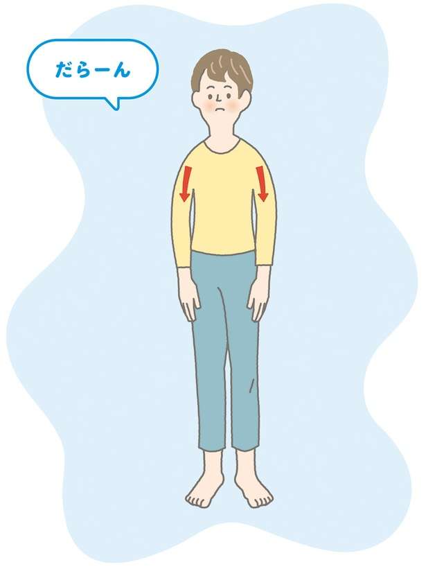 肩こり改善！ 肩と腕、背中の筋肉を同時にゆるめる方法【イラストを見れば体が整う】 12639910_615.jpg