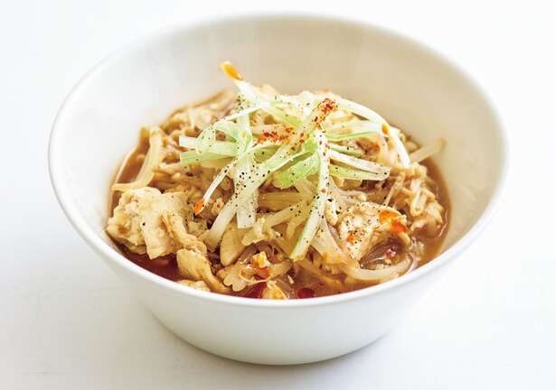 野菜の水分だけで作るから旨みが凝縮！食べ応え十分「ダイエット担々スープ」のレシピ 13453356_615.jpg