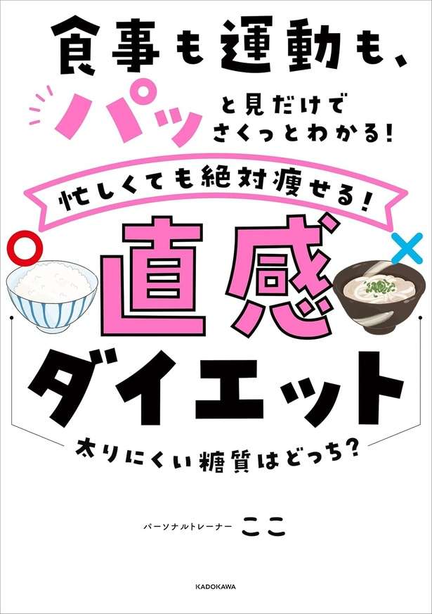 食事も運動も、パッと見だけでさくっとわかる！ 忙しくても絶対痩せる！直感ダイエット