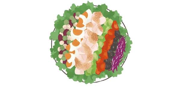 【本当に痩せるサラダはどちら】シーザーVSコブ、カロリーだけではない見分け方 14345565_615.jpg