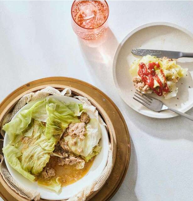 【いま「せいろ蒸し」が大人気】10分でできる！「巻かないロールキャベツ」のレシピ 14411308_615.jpg