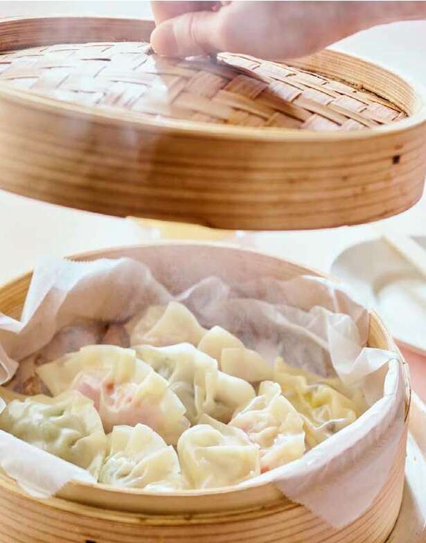 【いま「せいろ蒸し」が大人気】具を組み合わせて包むだけ！「お楽しみ餃子」のレシピ 14411379_615.jpg