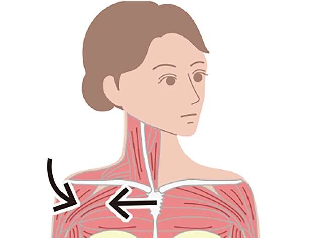 巻き肩・五十肩に効く！ 「胸の前で腕回し」で脇肉もすっきりケア 14795719_615.jpg