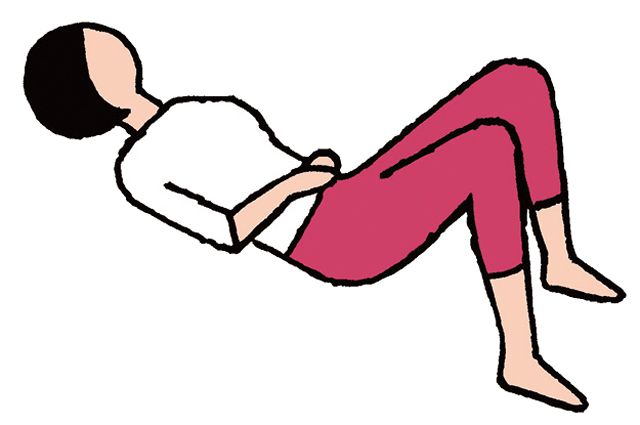 実践 基本のスクワット 寝たまま骨盤底筋体操で尿もれ予防 尿もれ 毎日が発見ネット