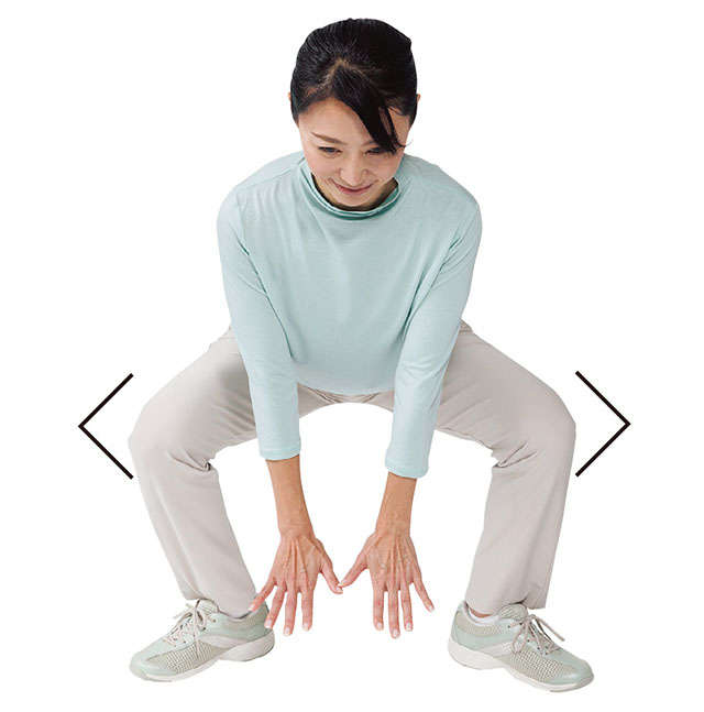 鍼灸師YouTuberが指南！「運動習慣がある人」がさらに足腰を強くする「かえる足スクワット」 2304_P016-017_05.jpg