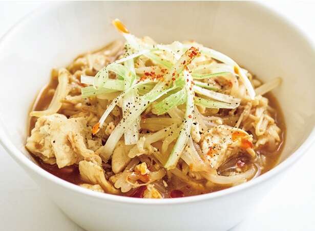 野菜の水分だけで作るから旨みが凝縮！食べ応え十分「ダイエット担々スープ」のレシピ 13453357_615.jpg