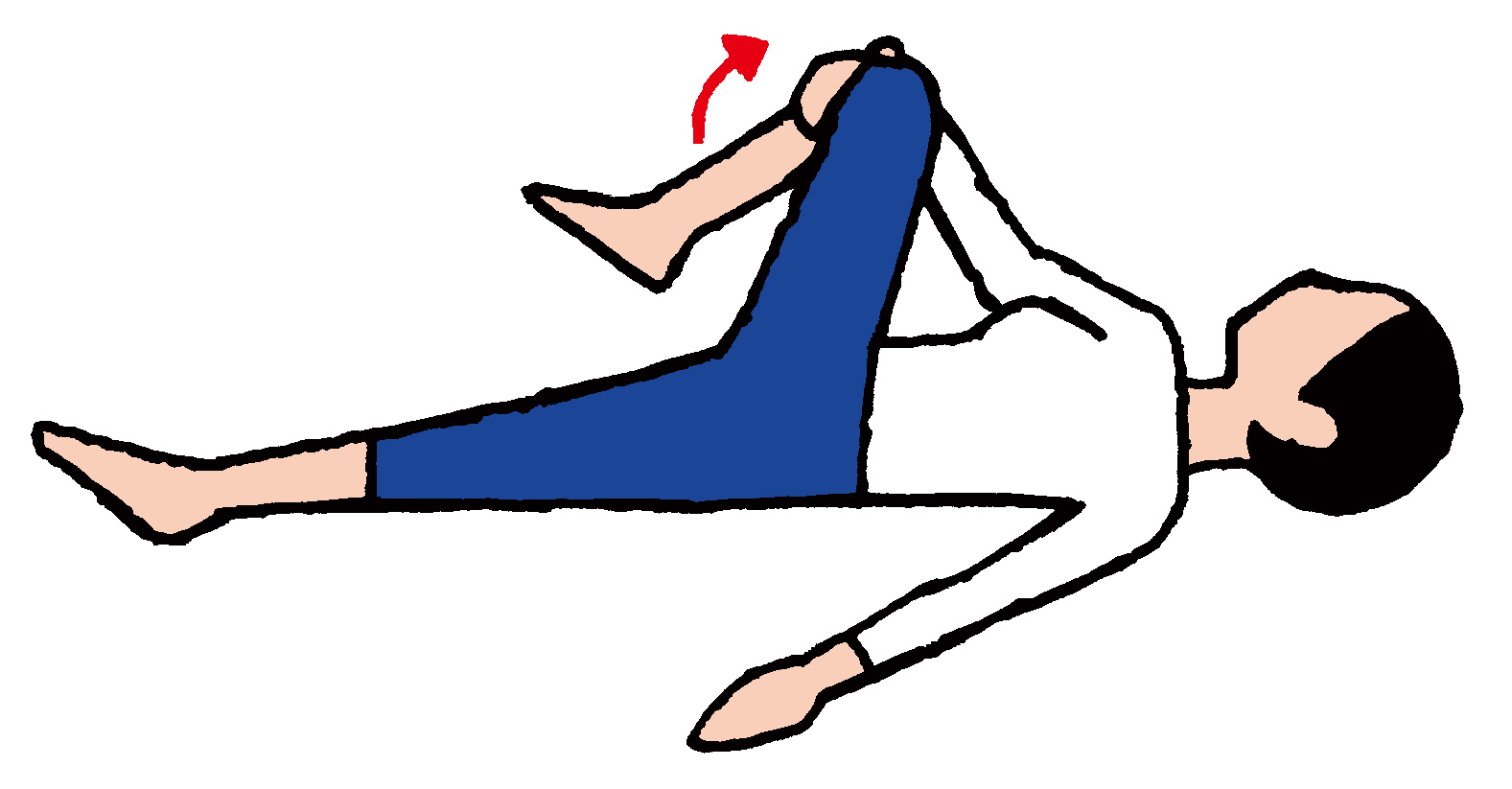 「ひざ開き体操」「お尻浮かし体操」で坐骨神経痛を改善！／坐骨神経痛