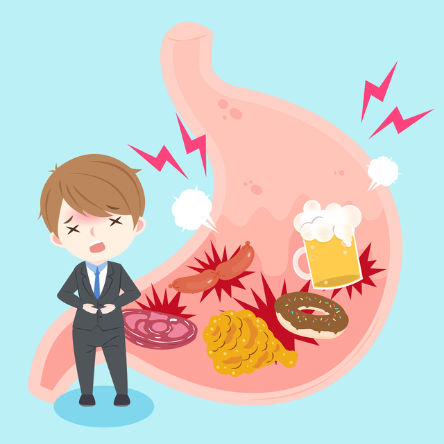 胃酸の逆流が不快感を招く。「胸やけ」ってどんな感じ？／やさしい家庭の医学
