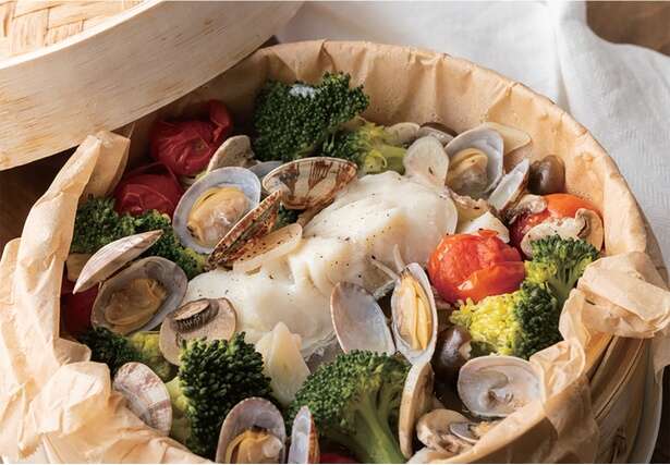 【腸活】高たんぱく、低脂質な白身魚を使った「たらとあさりのせいろ蒸し」のレシピ 14979384_615.jpg