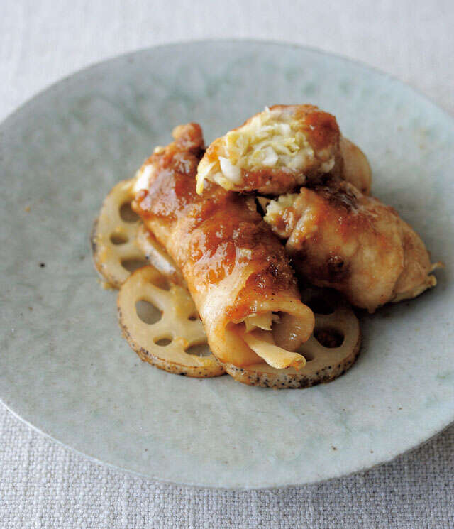 疲労回復におすすめ！「肉巻きキャベツのしょうが焼き」のレシピ 【宝島社様】体のサビ取り、毒出し-乳酸キャベツ-健やかレシピ-34-1.jpg