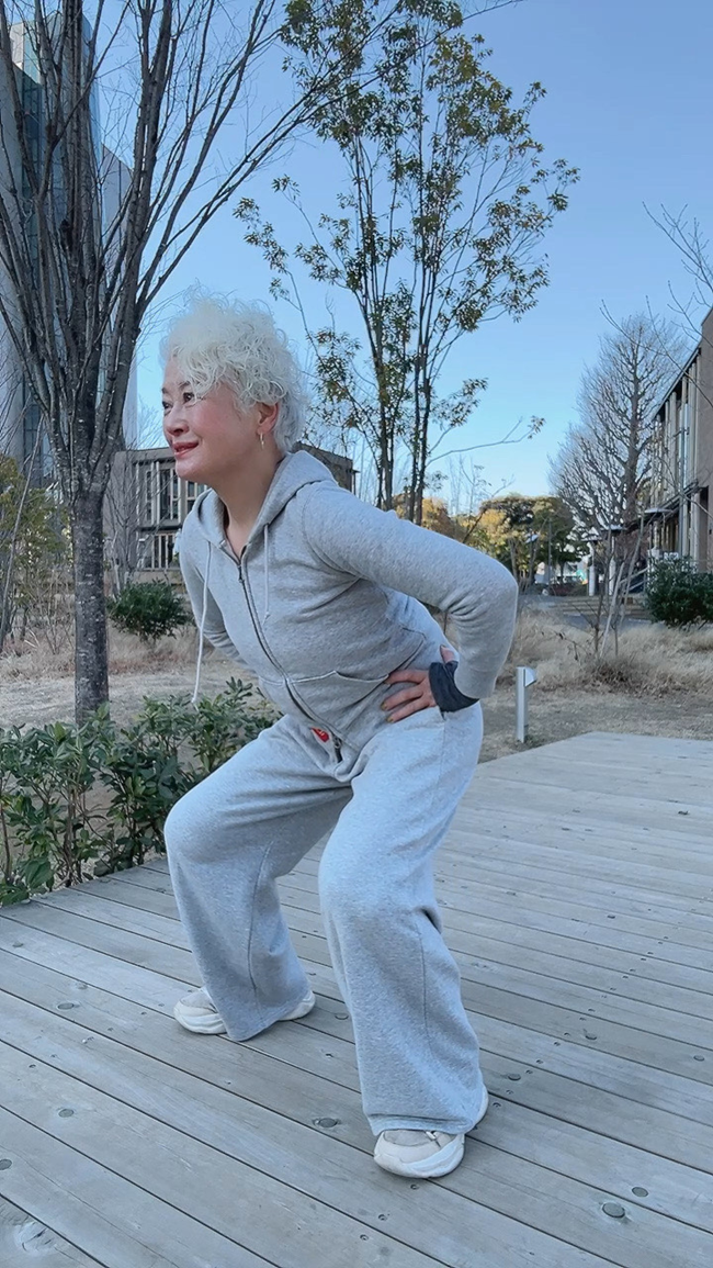 「ゆるい筋トレが一番！」「週2日程度でOK」発見隊も驚いた、長く続ける筋肉ケアの秘訣とは【座談会】＜PR＞ 藤原さん3_650.png