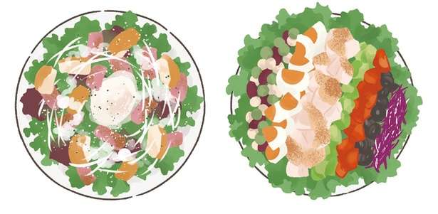 【本当に痩せるサラダはどちら】シーザーVSコブ、カロリーだけではない見分け方 14345563_615.jpg