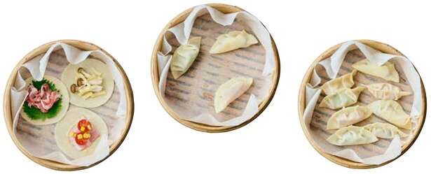 【いま「せいろ蒸し」が大人気】具を組み合わせて包むだけ！「お楽しみ餃子」のレシピ 14411378_615.jpg
