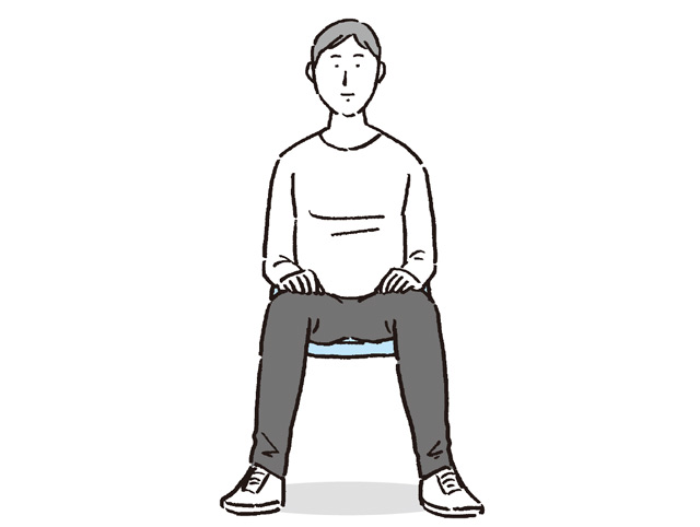 疲れる座り方は痛みを誘発する可能性も。疲れない座り方、4つのポイント／疲れないカラダ大図鑑 tukarenai-002-075b.jpg