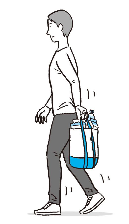 少し重い物を運ぶと疲れる。実は、荷物の持ち方・運び方にはコツがある／疲れないカラダ大図鑑 tukarenai-004-169.jpg