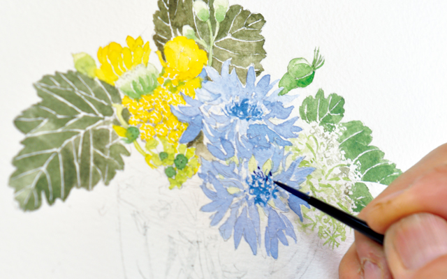 はじめて描く人へ 玉村豊男さんが教える 花の水彩画 レッスン 毎日が発見ネット
