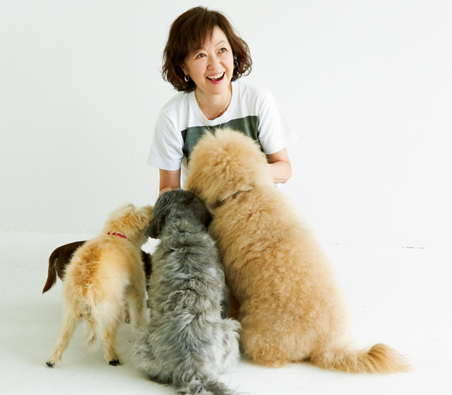 コロナの自粛期間も、愛犬の存在が助けに。浅田美代子さんが語る「4頭の保護犬との暮らし」 2010_P061_01.jpg
