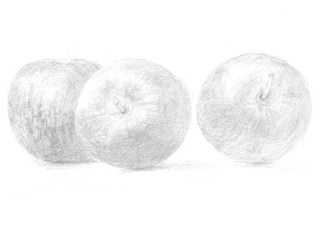 鉛筆だけでも本格的な「りんご」に！　『プレバト！！』出演、画家・野村重存先生の「スケッチ入門」 2103_P076_03.jpg