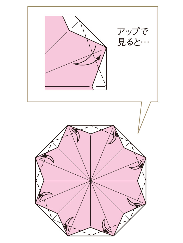 好きな色柄の紙で♪ 贈って、 使って、 楽しむ「花の折り紙」手紙の作り方【まとめ】 2108_P037_07.jpg