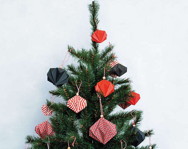 クリスマスまであと1カ月！ ツリーに飾りたくなる「折り紙のぷっくりオーナメント」