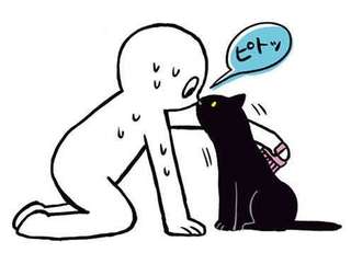 「鼻チューでしょ？」愛猫がドヤ顔でチュッ。ごめん違うんだ...／黒猫ろんと暮らしたら1