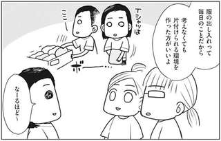 大雑把な人の衣類収納は「考えなくても片づけられる」環境をつくる！／二度と散らからない部屋になりました