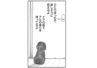 いつかまた私の部屋のいつもの場所で。小首をかしげる愛犬に会いたい／アルへ