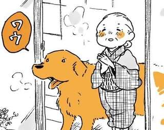 愛犬ゴールデンレトリバーのためにばあちゃんがマフラーを...と思ったけど結果は／姫ばあちゃんとナイト2