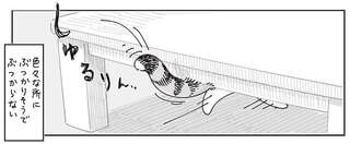 ごきげんな時の愛猫のしっぽはぶつかりそうでぶつからない。でも飼い主には...？／夜は猫といっしょ8