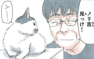 「ノリ吉」と名付けた保護猫。「名は体を表す」なかわいい瞬間／拾い猫のモチャ6