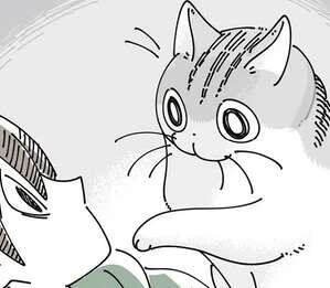 愛猫が、徹夜明けで寝ている飼い主を優しくタッチ。...もしかして確認してる？／夜は猫といっしょ8