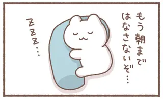 「朝まで放さない」唯一無二の抱き心地。アラサー女子が買った抱き枕の運命は？／毎日がんばっていきる、えらい